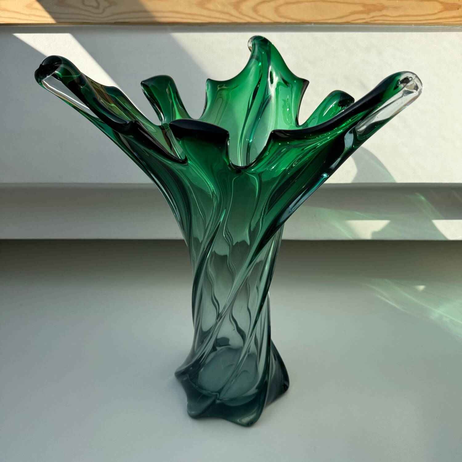 Vintage swirl vase Sommerso Murano