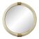 Venetian Round "Torgiglione-Torchon" Murano Glass Wall Mirror