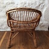 Child wicker armchair
