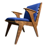 Very rare lounge chair by wim van gelderen for spectrum, 1950s