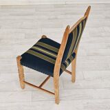 1970s, set 6 pcs of Danish dinning chairs, original good condition, furniture wool.