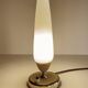 Vintage Lamp 50s Glass, Brass Glass, Yellow