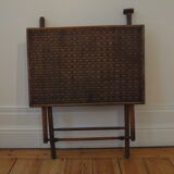 Wooden folding table