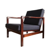 Dark Blue B-7752 Armchairs by Zenon Bączyk for Swarzędzkie Fabryki Mebli, 1960