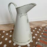Enamelled milk jar