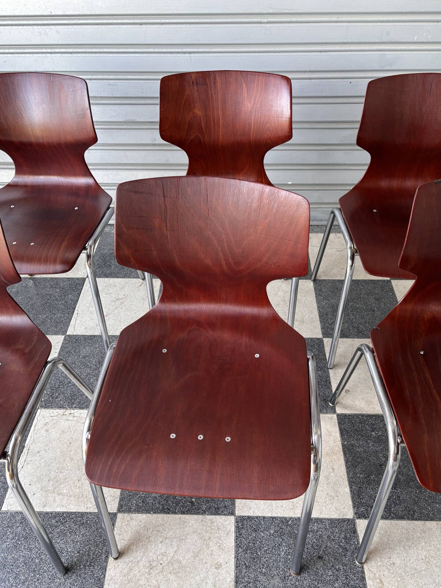 Lot de 10 chaises Pagholz