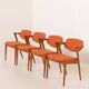 Kai Kristiansen #42  chairs, set of 4, Denmark 1960s
