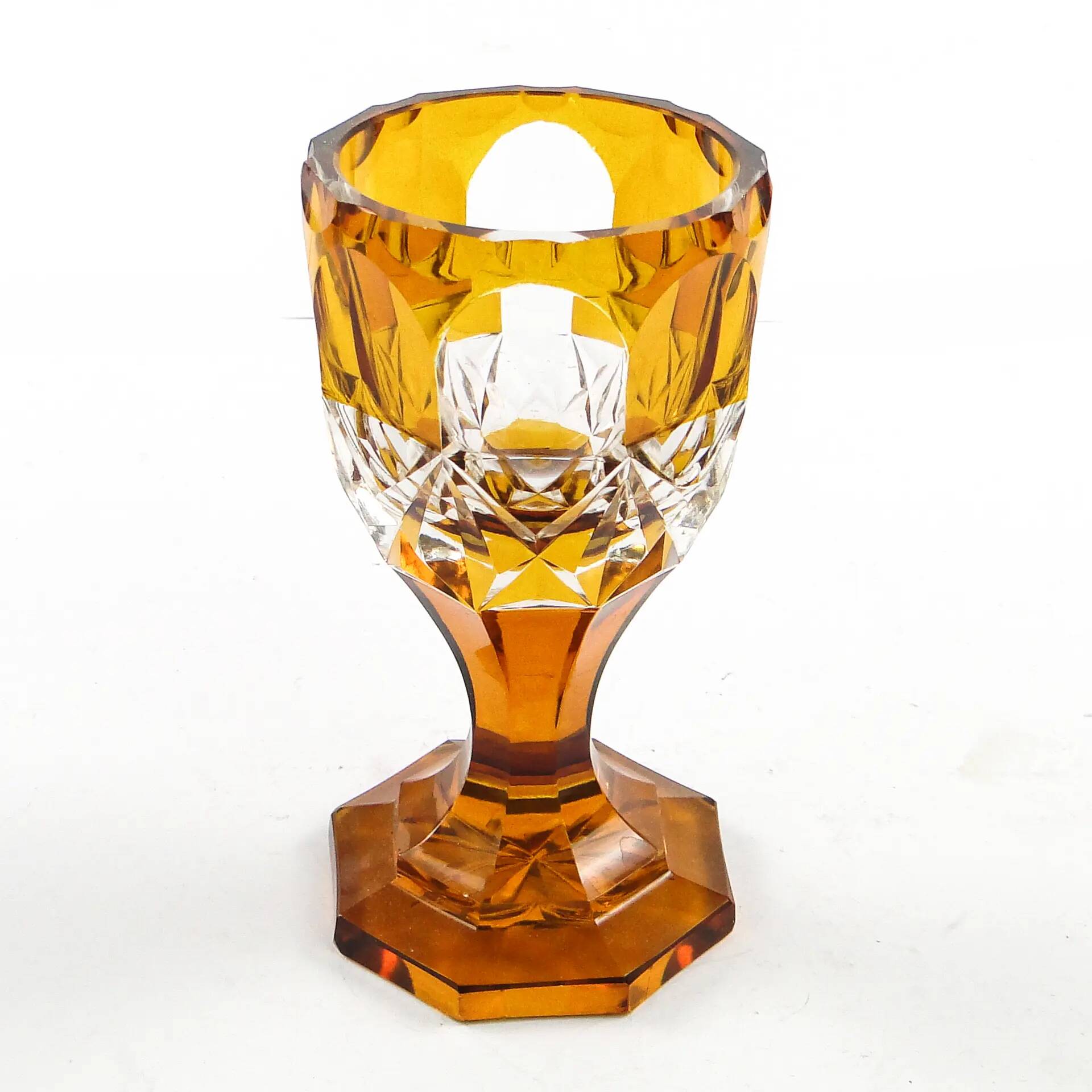 Art Deco goblet, Czechoslovakia, 1930s