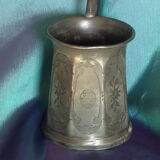 Pewter beer tankard