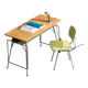 Bureau par architecte et designer Belge Willy Van Der Meeren 1950