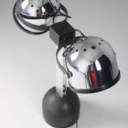 Silver Trepiù table lamp by Gae Aulenti & Livio Castiglioni for Stilnovo, 1971