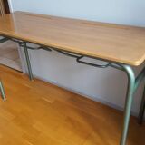 Double school table or vintage console