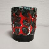 Mug vintage ceramic lava effect