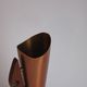 Copper and teak vase by Dahlmann, Germany 1950s