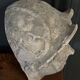Antique plaster sculpture of a female face from the early 20th century