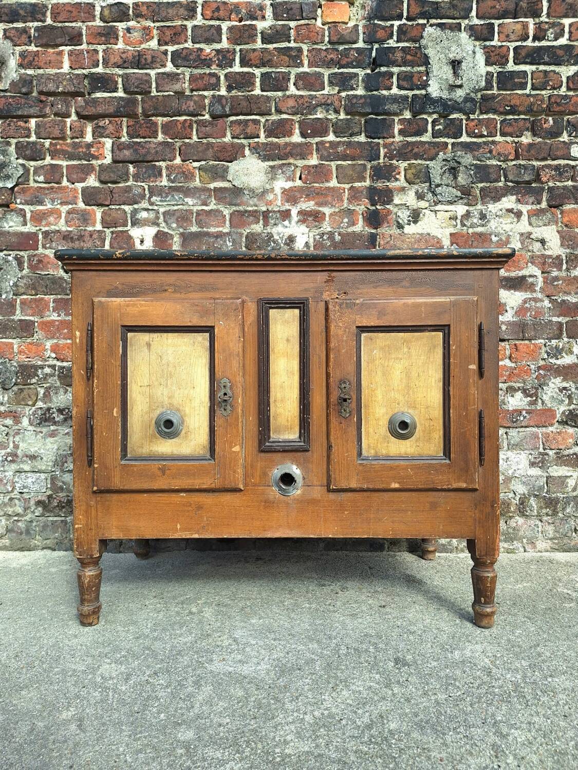 Antique farmhouse refrigerator, pantry