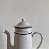 Large enameled coffee pot
