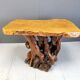 Travail Populaire Burl Root Wood Console, Italy, 1960s