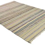 Vintage Anatolian Usak Kilim rug - 285 cm x 180 cm