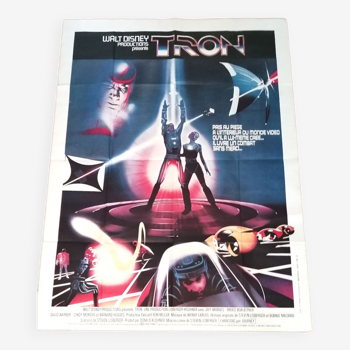 Original 80's tron cinema poster