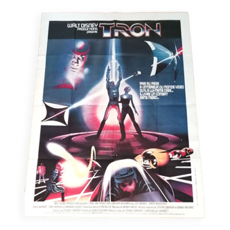 Original 80's tron cinema poster