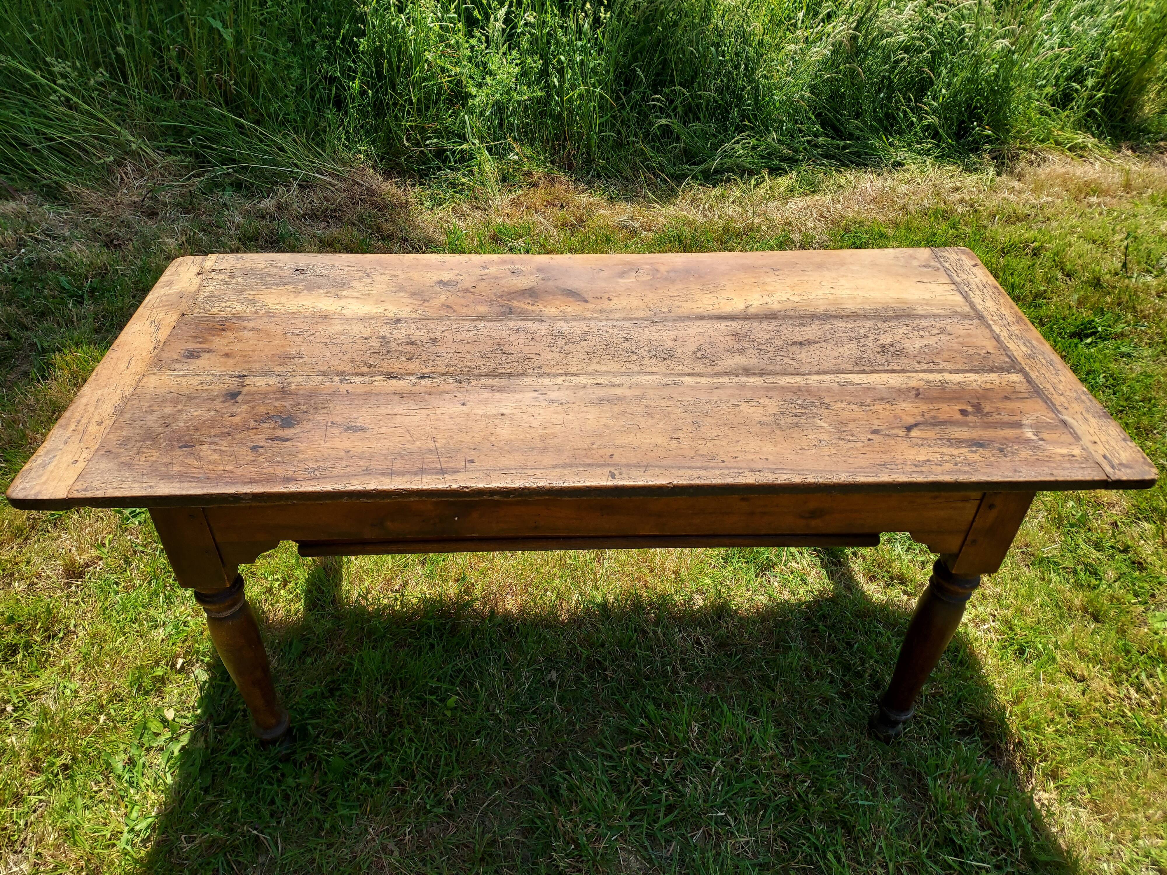 Kneading table, eighteenth-century farmhouse table