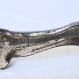 Silver metal knife holder