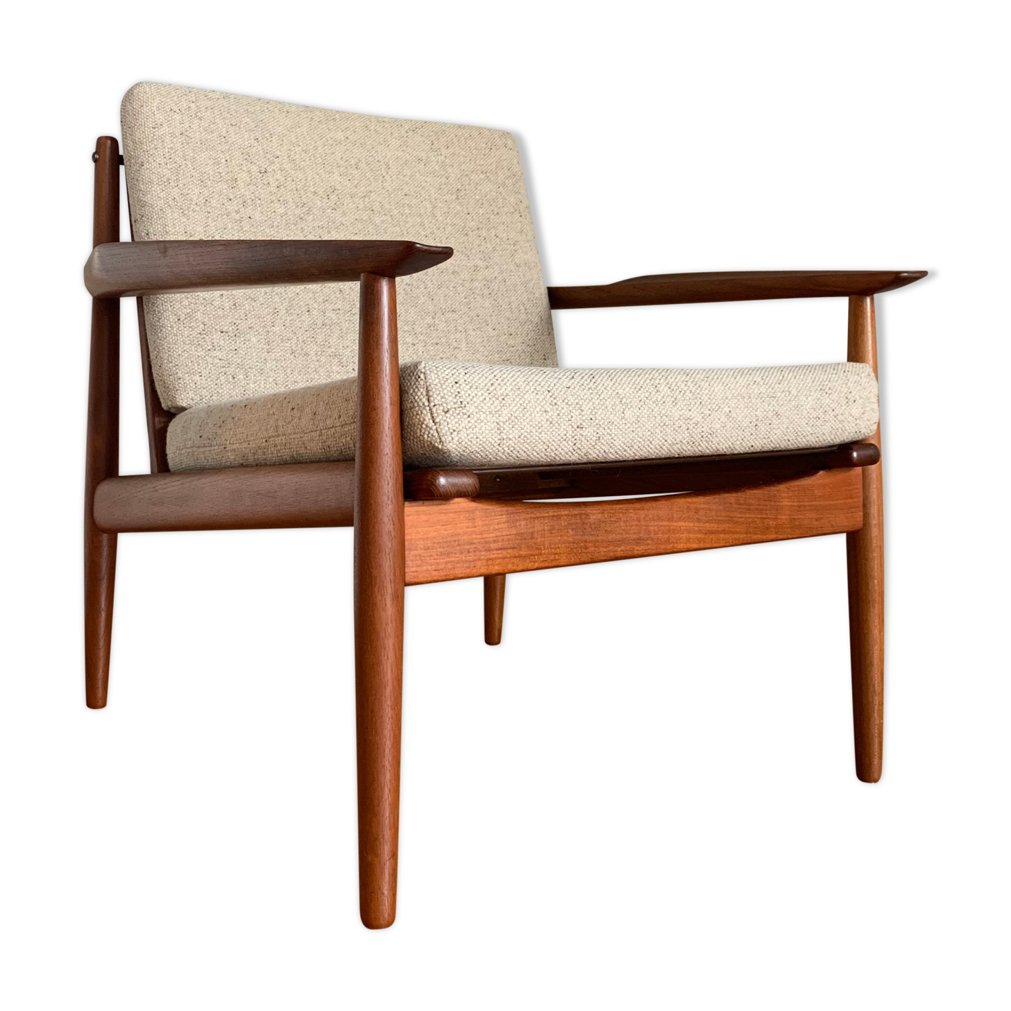 Danish midcentury teak easy chair by Arne Vodder