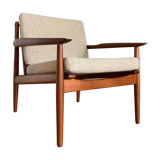 Danish midcentury teak easy chair by Arne Vodder