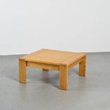 Solid pine coffee table, Les Arcs 1800.