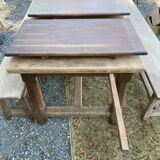 Farm table with benches