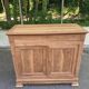 Louis Philippe high buffet from the 19th century, renovated in solid walnut.