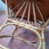 Square rattan coffee table
