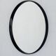 Miroir rond en bois hollandais vintage de O.W. Hack, années 1970