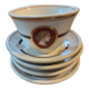 Set of chocolate cups in Bayeux porcelain