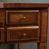 Coiffeuse en Marqueterie de Bois de Rose, style Louis XVI – 1ère partie XXe