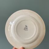 Series of 12 mismatched Terre de Fer dessert plates