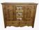 Vintage solid pitch pine chest of drawers