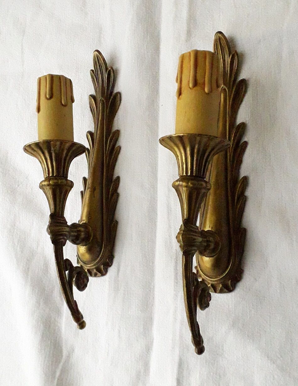 Pair of wall lamps