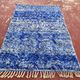 Moroccan Berber rug in royal blue 250x150 cm – geometric pattern – handmade