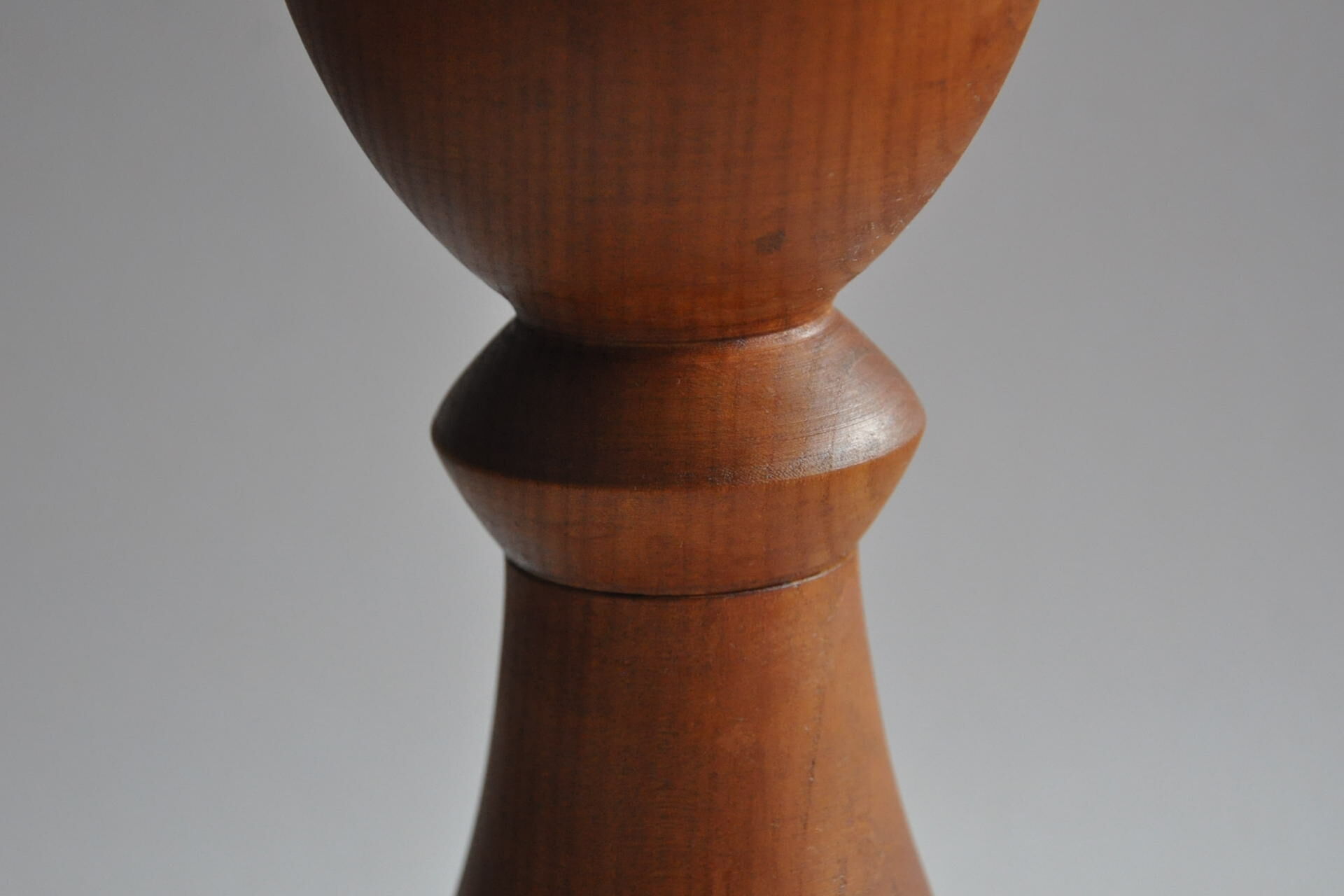Teak vintage candlestick