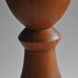 Teak vintage candlestick