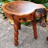 Pair of tripod stools