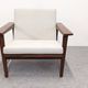 Scandinavian living room (3-seater sofa and 2 armchairs) in teak circa 1950
