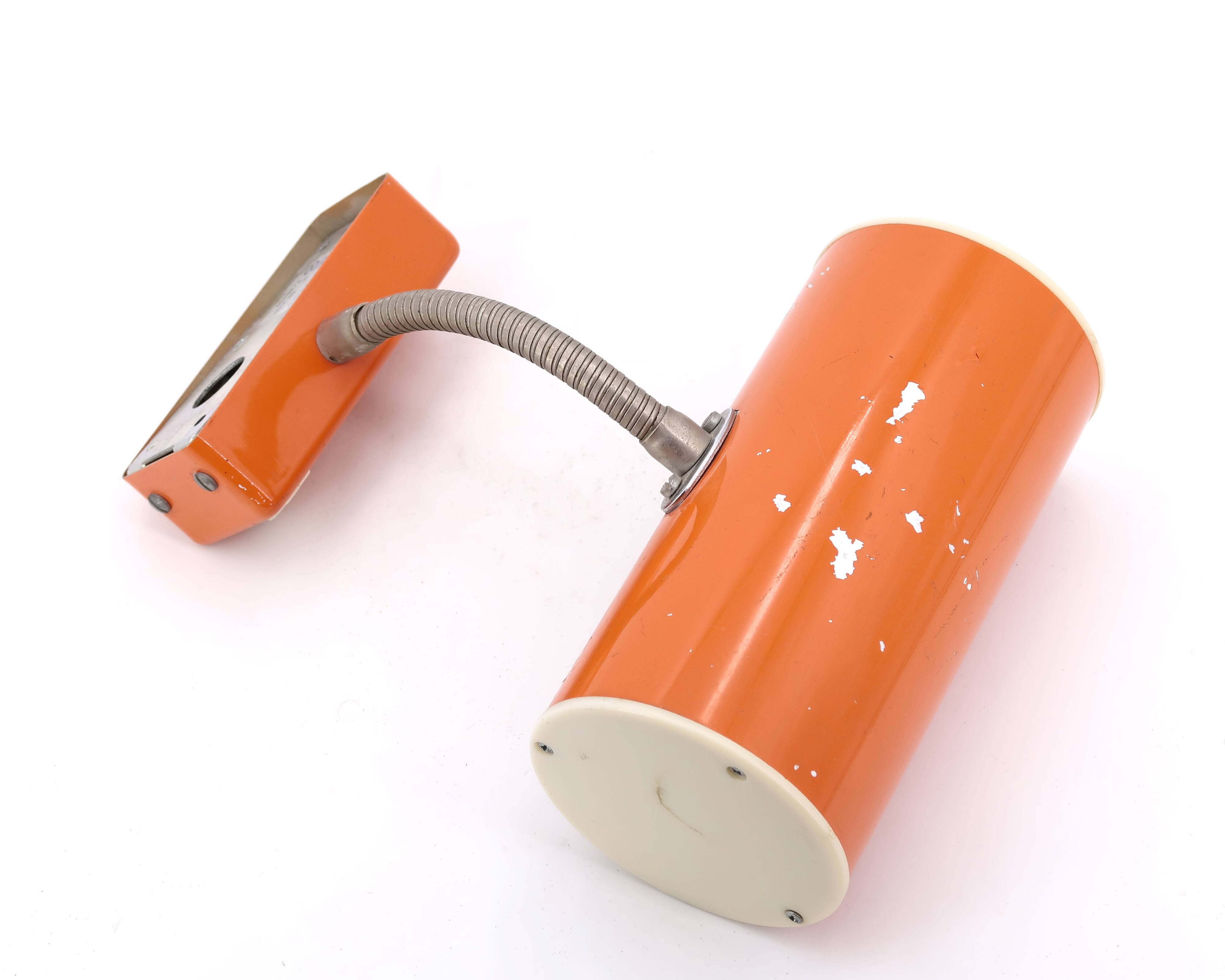 Swedish orange wall light Ateljé Lyktan Ahus, 70s