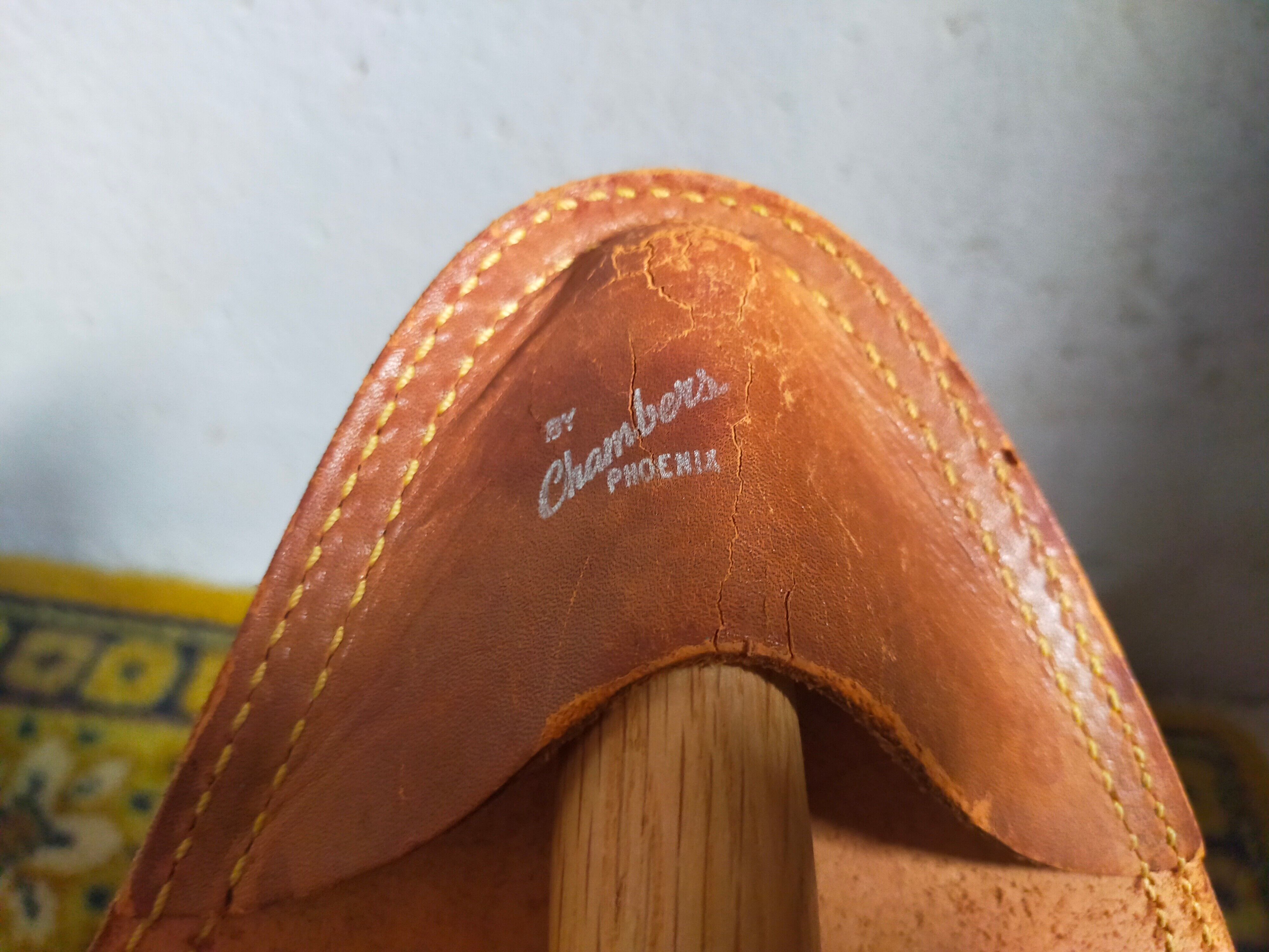 Fred Harvey Leather Arizona 82 Folding Stool