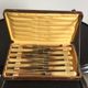 Series of 12 old knives neck horn blade apollonox