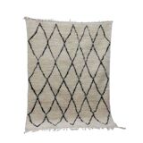 Azilal Berber rug in handmade wool 200 X 140 CM