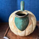 Rare "pumpkin" pitcher by Louis Lourioux. Art Nouveau period.
