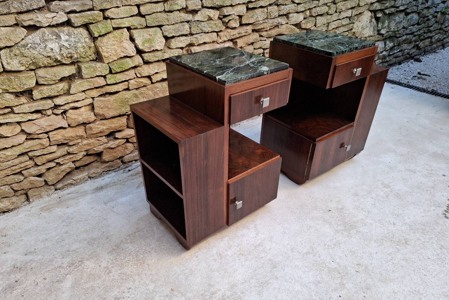 Art Deco bedside tables